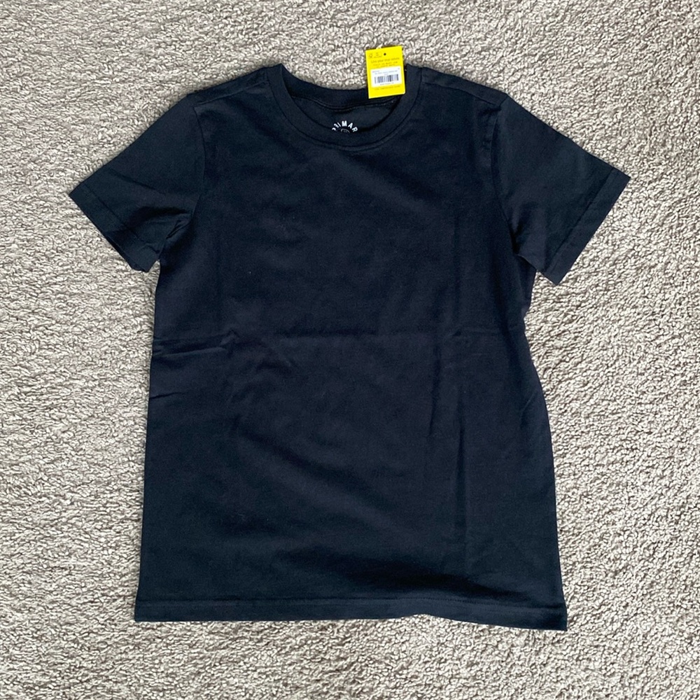 Primary brand black size 10 short sleeve shirt - new with tags